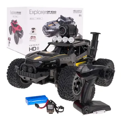 Crawler Pioneer 1:12 off-road távirányítós autó szürke kamerával