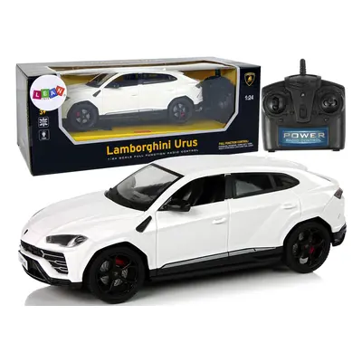 Elektromos R/C autó 1:24 Lamborghini Urus fehér 2.4G lámpák