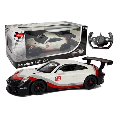 RASTAR Távirányítós autó Porsche 911 GT3 CUP R/C 1:14 fehér