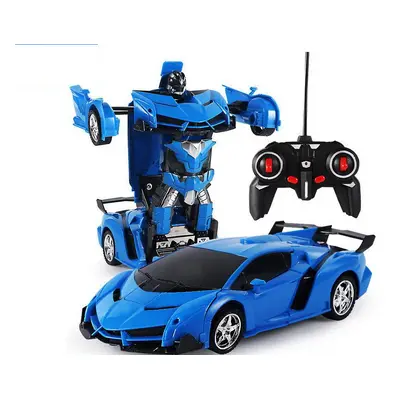 Car Robot Transformers 2 az 1-ben távirányító RC kék