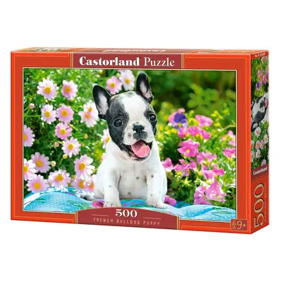 Puzzle 500 db francia bulldog kiskutya