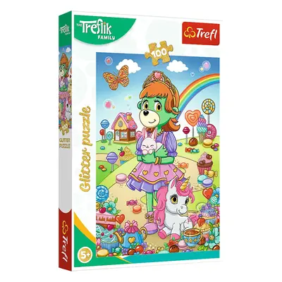 Csillogó puzzle Treflíci 100 darab Trefl