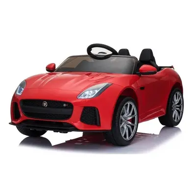 Jaguar F-Type elektromos kisautó pirosra festve