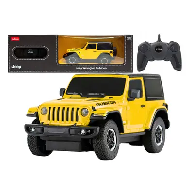 JEEP Wrangler JL Rubicon 1:24 sárga RC távirányítós terepautó