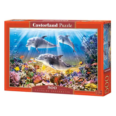 Puzzle 500 db delfinek a víz alatt