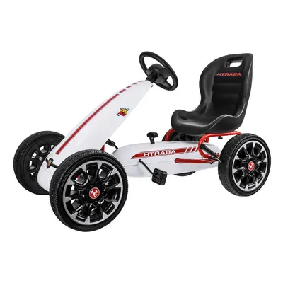 ABARTH pedálos gokart fehér