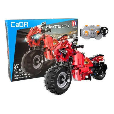 Technic R/C motorkerékpár készlet piros