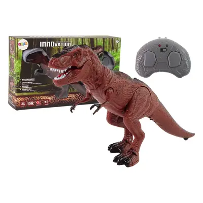 Barna R/C távirányító Tyrannosaurus Rex Dinosaur