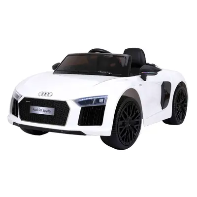 Audi R8 Spyder Maxi fehér elektromos kisautó