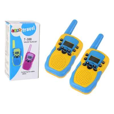 Gyermek rádiók Walkie Talkie sárga-kék