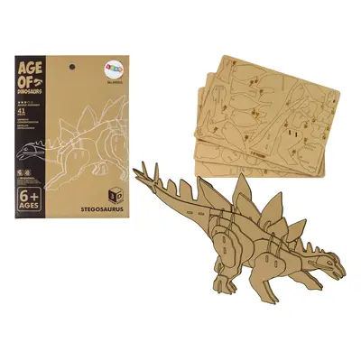 Fa Puzzle 3D Stegosaurus Oktatókészlet 41 részes