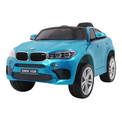 Elektromos kisautó BMW X6 M kékre festve