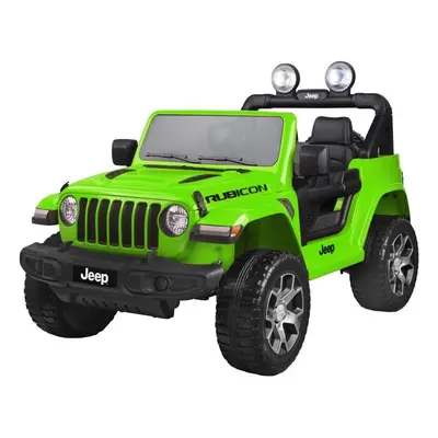 Gyermek elektromos kisautó Jeep Wrangler Rubicon 4x4 zöld