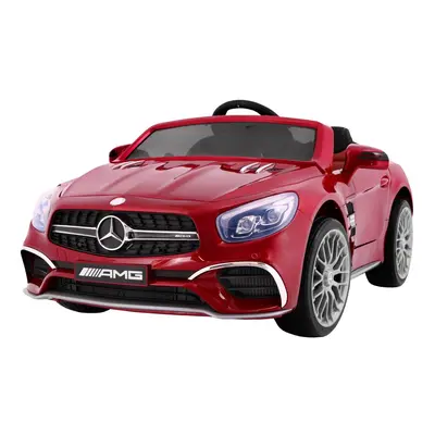 Elektromos kisautó Mercedes Benz AMG SL65 pirosra festve