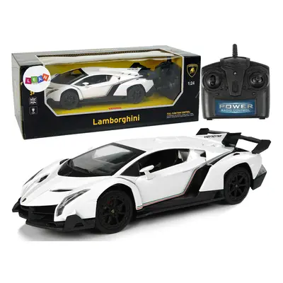 Távirányítós sportautó RC Lamborghini Veneno 1:24 fehér