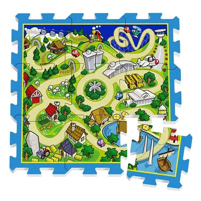 Hab puzzle szőnyeg versenypálya 31x31