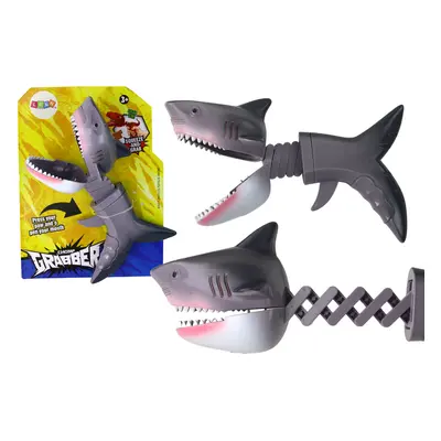 Toy Bite Snapper Shark Spring Grey