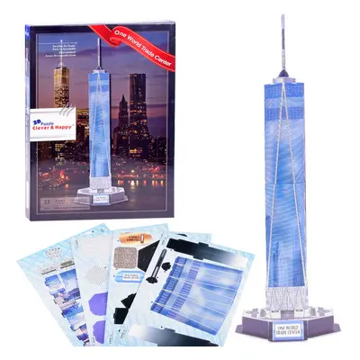 23 darabos 3D puzzle, New York World Trade Center