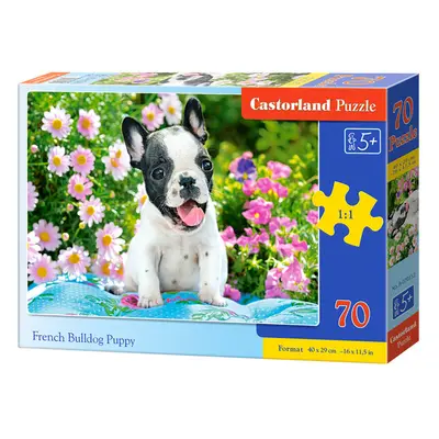 Puzzle 70 darab francia bulldog kölyökkutya