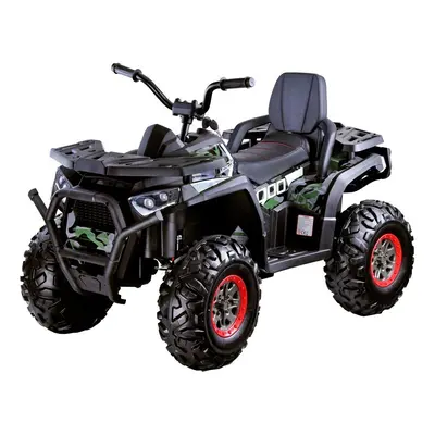 Gyermek elektromos ATV Terrain Army 4x4 festett terepszínű