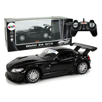 RC BMW Z4 GT3 1:18 távirányítós sportkocsi fekete