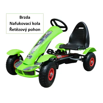 Gyermek gokart formula 01 zöld