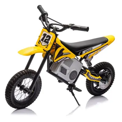 Gyermek elektromos motorkerékpár Cross 350W 36V sárga