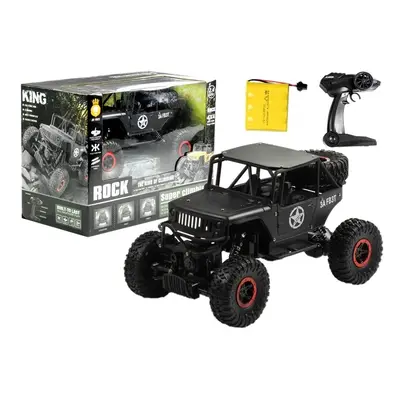 Jeep R/C távirányítós autó 1:18 fekete