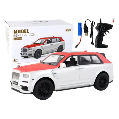 R/C Bvliiman 1:20 White Red Remote Control Car