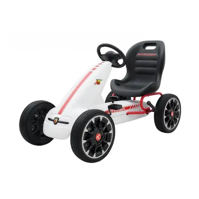 ABARTH pedálos gokart fehér