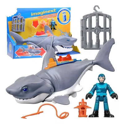 Mattel Imaginext Mega Mechanical Shark Attack mozgó szájjal