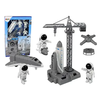 Space Kit Platform Rakéta Shuttle Űrfigurák