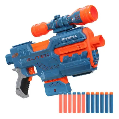 Készlet automatikus pisztoly céltávcsővel és Nerf Elite 2.0 Phoenix patronokkal