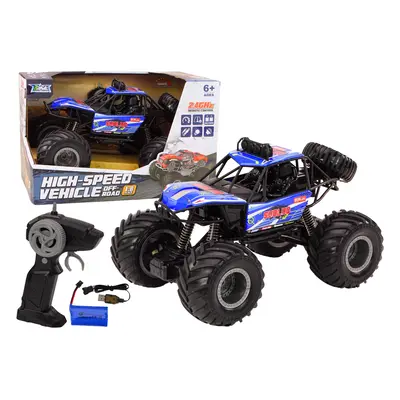 RC off-road autó 1:8 kék lengéscsillapítókkal