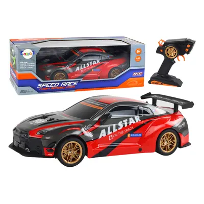 Allstar 1:10 piros R/C távirányítós autó