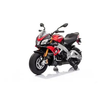 Gyermek elektromos motorkerékpár Aprilia Tuono V4 piros