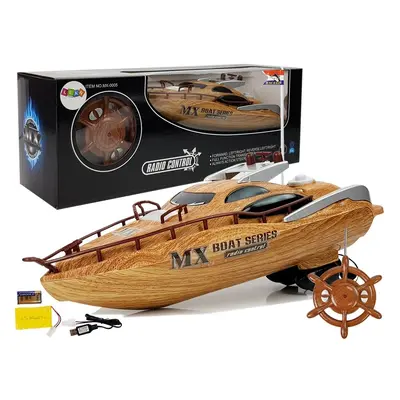 Távirányítós csónak R/C MX Boat 40m barna