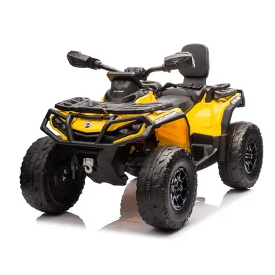 Gyermek elektromos négykerekű Can-Am Outlander ATV sárga