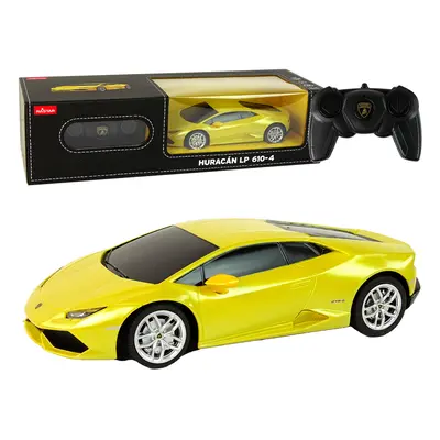 Elektromos autó R/C Lamborghini Huracan 1:24 Rastar sárga színben