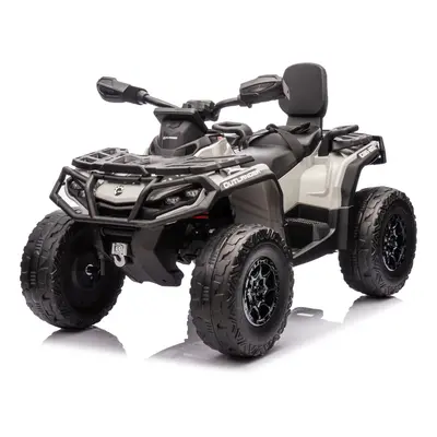 Gyermek elektromos négykerekű Can-Am Outlander ATV szürke