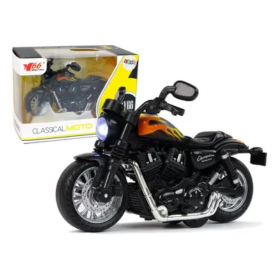 Motorcycle Champion Black 1:14 Wind Up Sound Light