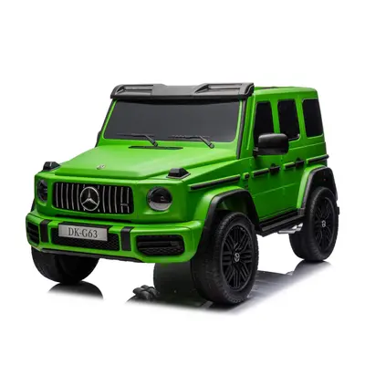 Mamido Elektromos játékautó Mercedes G63 AMG 2x24V 4x200W XXL zöldre festve