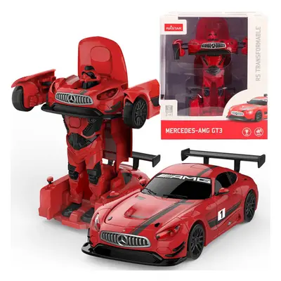 RASTAR Mercedes GT3 AMG Car Robot Transformation fény hang