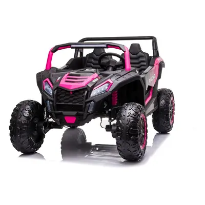 Elektromos kisautó Buggy UTV 24V 4x200W rózsaszín