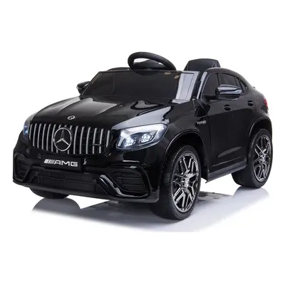 Gyermek elektromos kisautó Mercedes-Benz GLC 63S 4x4 feketére festve