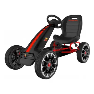 ABARTH pedálos gokart fekete