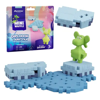 Marioinex Diplodocus Dragon and Jungle mini gofri 25 db + ZA5497 figura