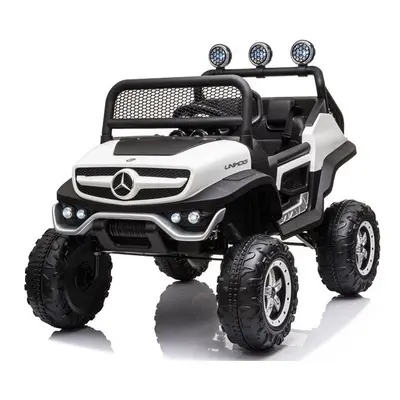 Gyermek elektromos kisautó Mercedes-Benz Unimog S 4x4 fehér