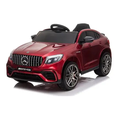 Elektromos kisautó Mercedes-Benz GLC 63S 4x4 pirosra festve