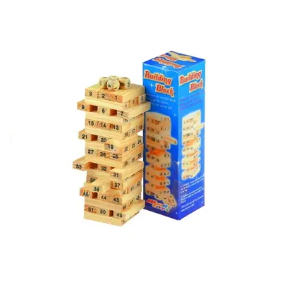 Fa társasjáték Jenga torony